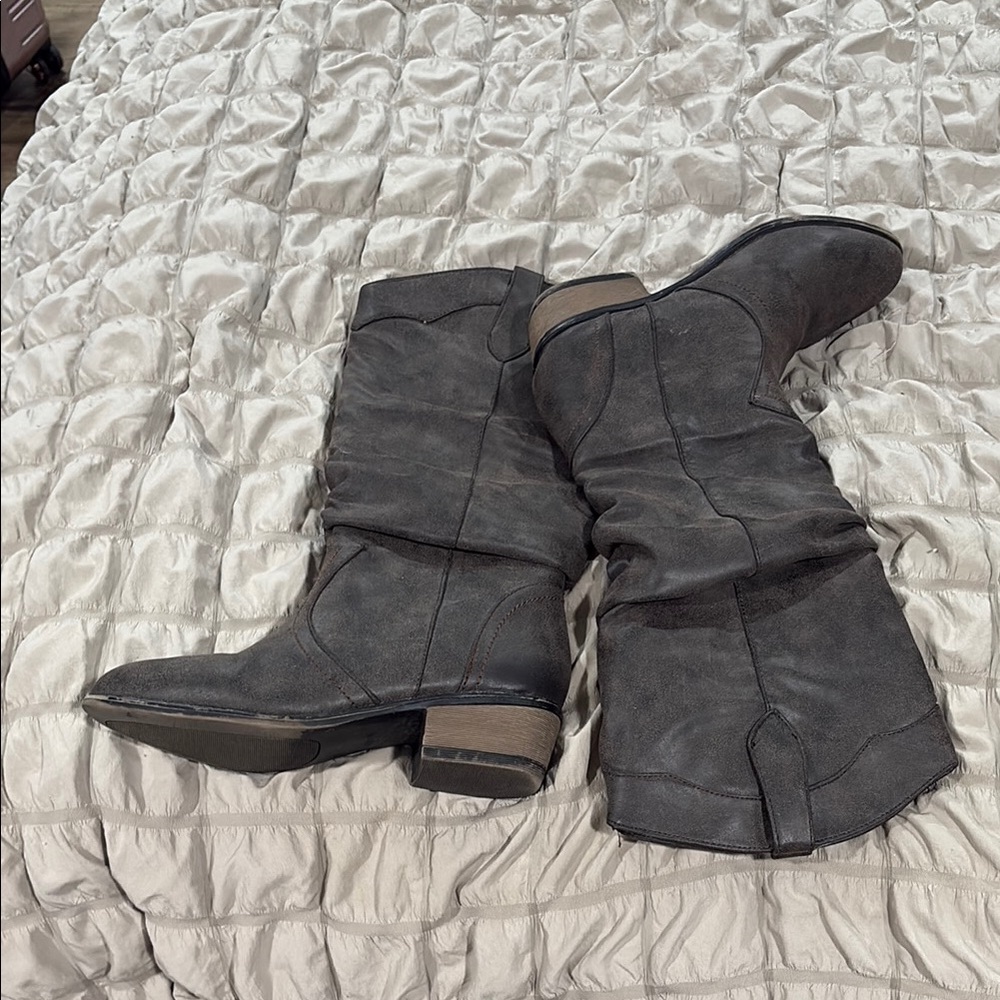 Women's Brown Leather Boots